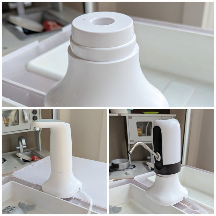 Water pump base compatible with most dispensers found on Amazon