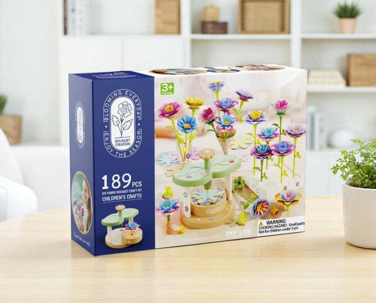 NEW! Flower Press Craft Kit - 189 Pcs Mega Set