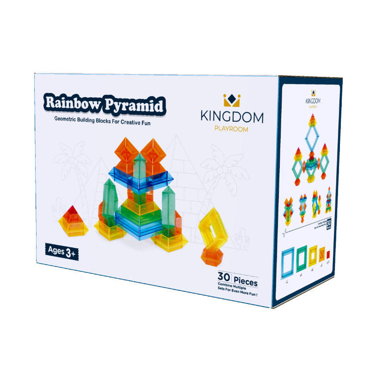 Stacking Rainbow Pyramid 30 Pcs